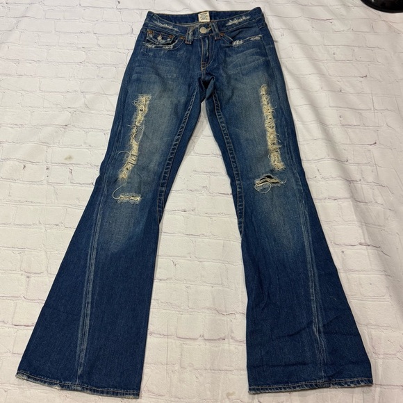 True Religion Denim - TRUE RELIGION BRAND JEANS “503” Vintage Super Flate Women’s denim pants 27 *gUc